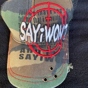 Say I won’t camo hat